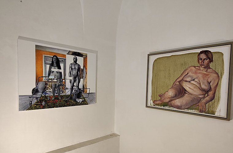 Installation view featuring ...and now it is time to remedy - Body Language - 2024