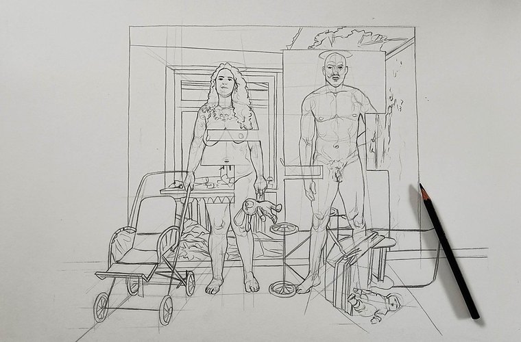...and now it is time to remedy - Sketch - 2023