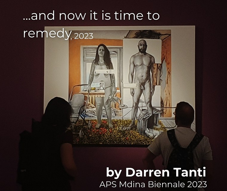 ...and now it is time to remedy by Darren Tanti at APS Mdina Biennale 2023
