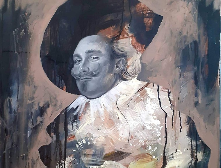Laughing Cavalier after Frans Hals